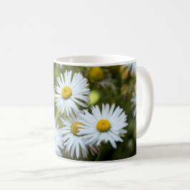 Taza de café - Margaritas en flor