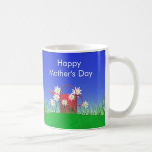 Taza De Café Margaritas y regadera del Día de la Madre