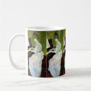 Taza De Café Marguerite Gachet al piano de Vincent van Gogh
