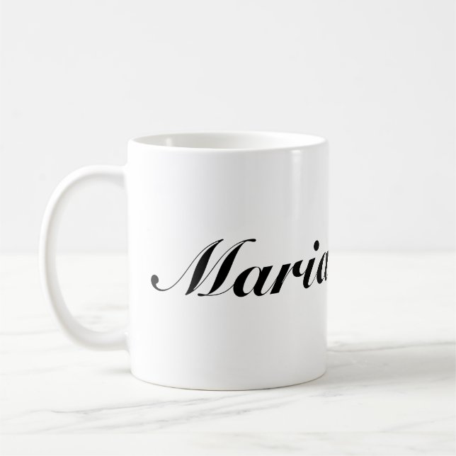 Taza De Café María (Izquierda)