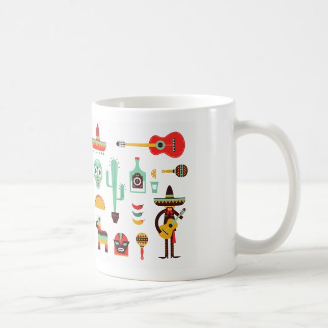 Taza De Café mariachi mexicana (Derecha)