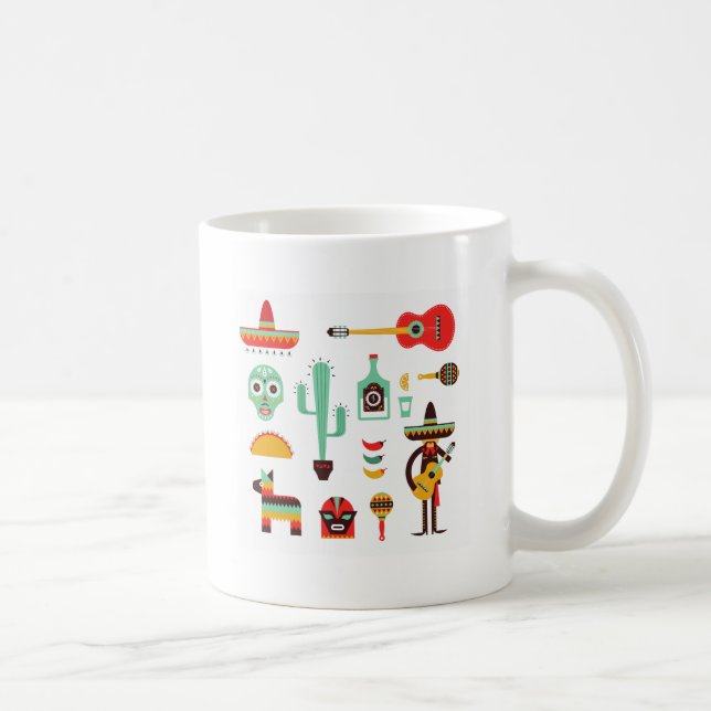 Taza De Café mariachi mexicana (Derecha)