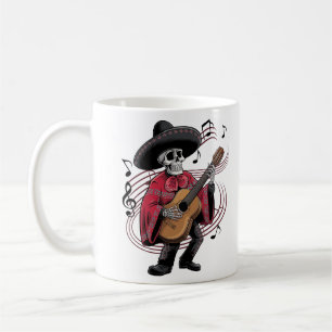 Taza De Café Mariachi Skeleton Groove 03