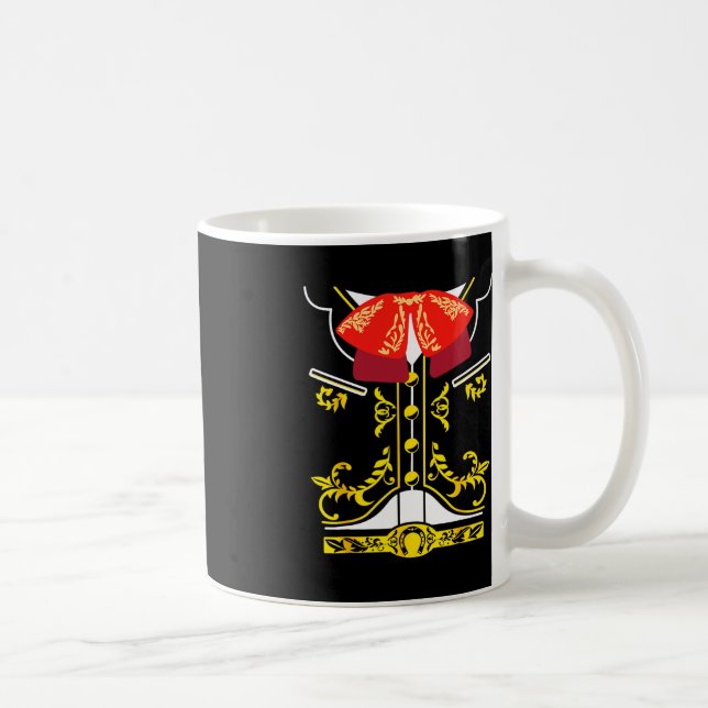 Taza De Café Mariachi Tee Charro Cinco De Mayo (Derecha)