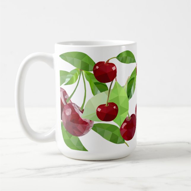 Taza De Café Marian Cherry Geométrico (Izquierda)