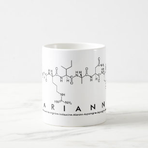 Taza De Café Marianna peptide name mug