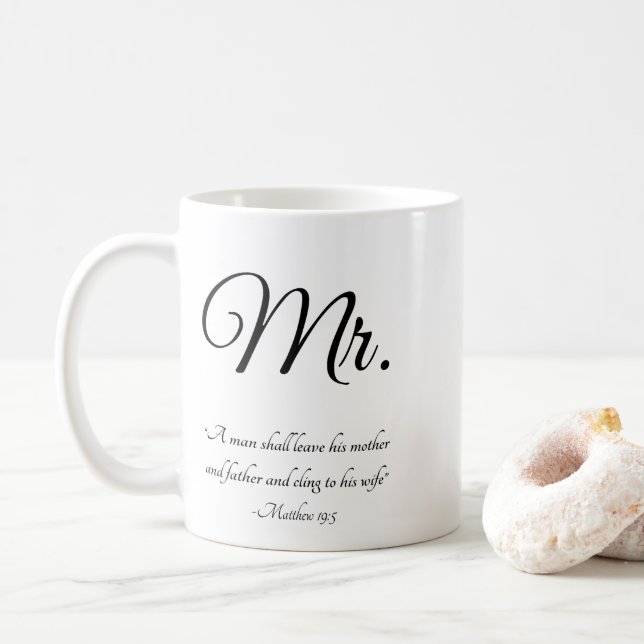 Taza De Café Marido cristiano (Con donut)