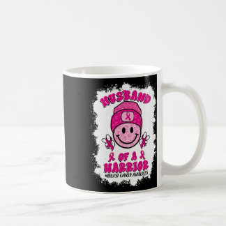 Taza De Café Marido De Un Guerrero De La Cáncer De Mama
