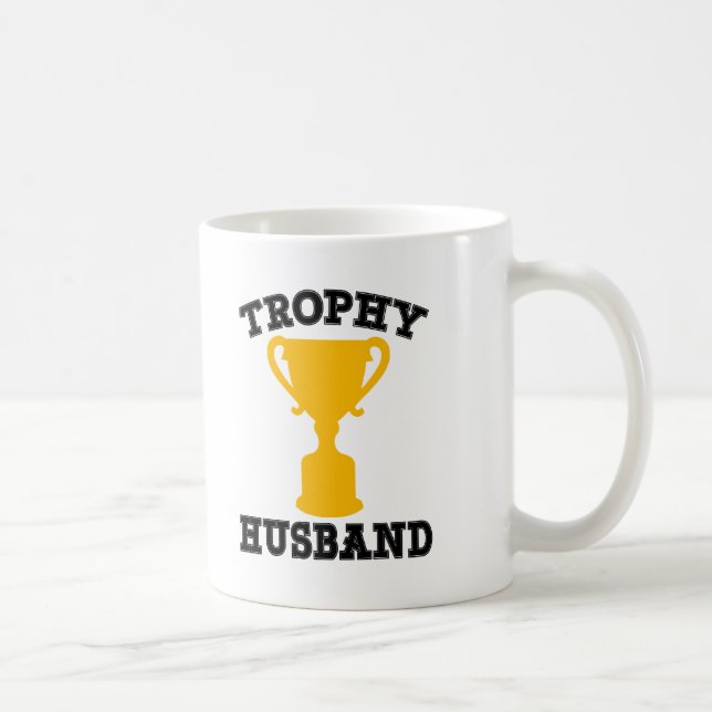 Taza De Café Marido del trofeo divertido (Derecha)