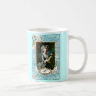 Taza De Café Marie Antoinette Roses Rosa Lace Mugabe
