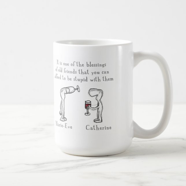 Taza De Café Marie-Eve y Catherine (Derecha)