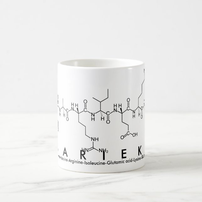 Taza De Café Marieke peptide name mug (Centro)