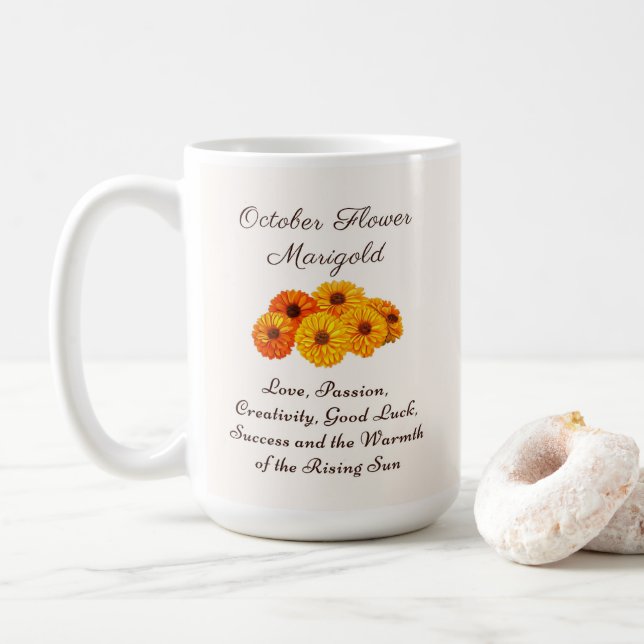Taza De Café Marigold Elegant (Con donut)