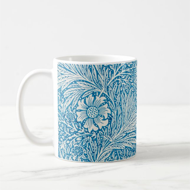 Taza De Café Marigold por William Morris, Flores de Jardín Vint (Izquierda)