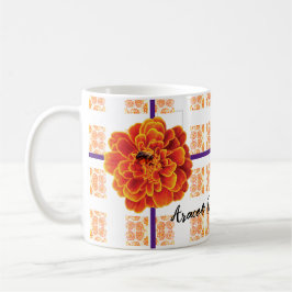 Taza De Café Marigolds y Bee