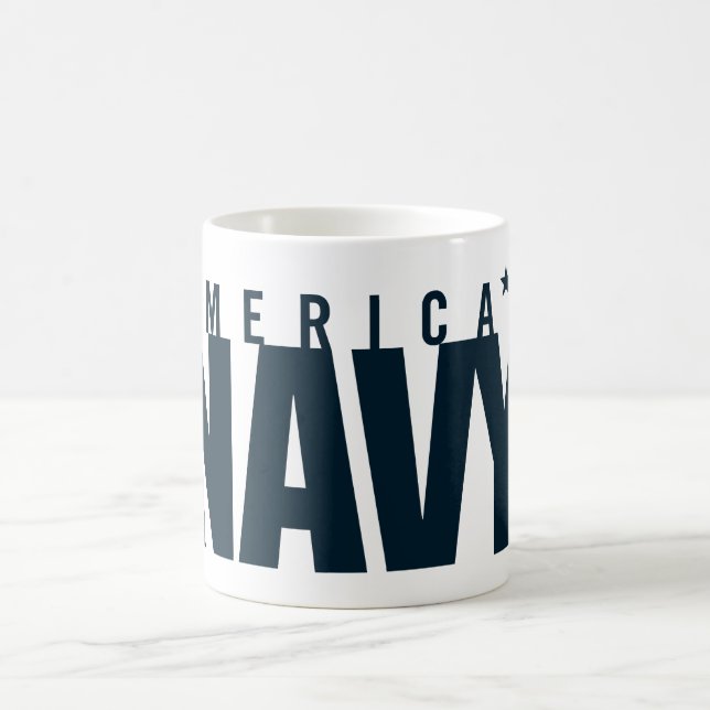 Taza De Café Marina de Estados Unidos | Armada estadounidense (Centro)