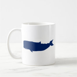 Taza De Café Marina de guerra de la ballena