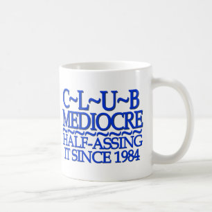 Taza De Café Marina de guerra mediocre del club