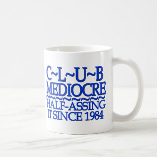 Taza De Café Marina de guerra mediocre del club