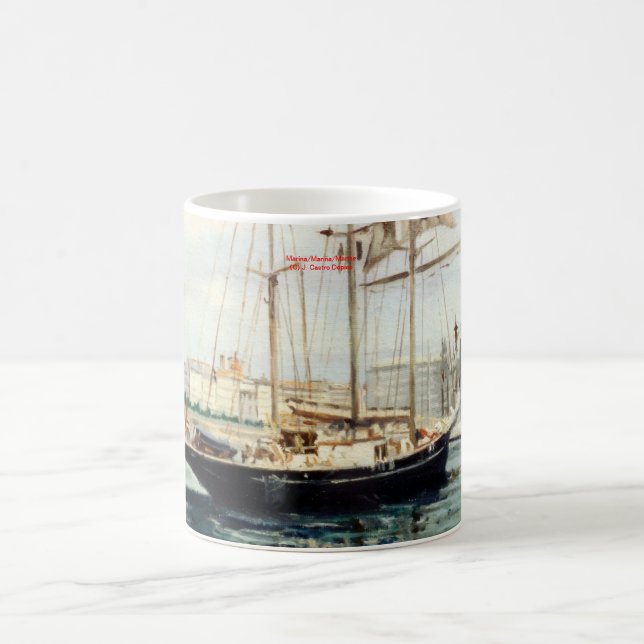Taza De Café Marina/Mariña/Seascape (Centro)