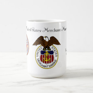 Taza De Café Marinas mercantes de Estados Unidos