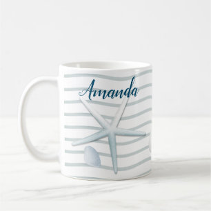 Taza De Café Marinas y Perlas