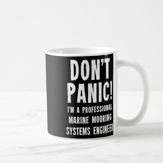 Taza De Café Marine Mooring Systems Engineer  (Derecha)