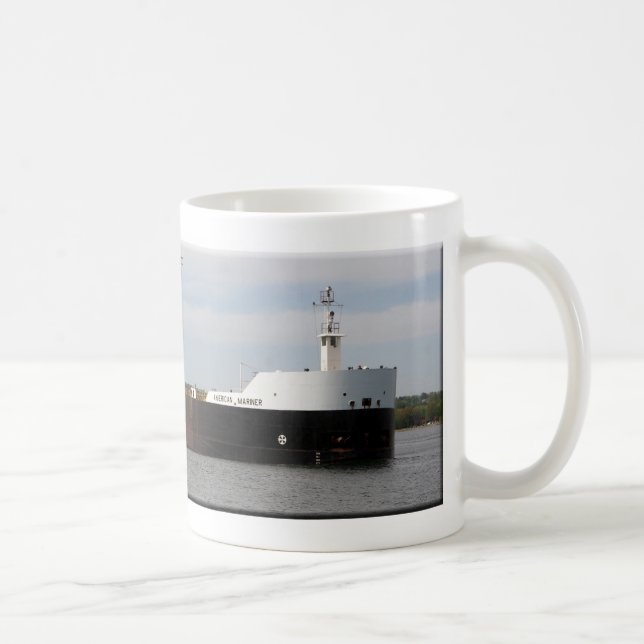Taza De Café Mariner americano con imagen completa (Derecha)