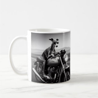 Taza De Café Marioneta en motocicleta