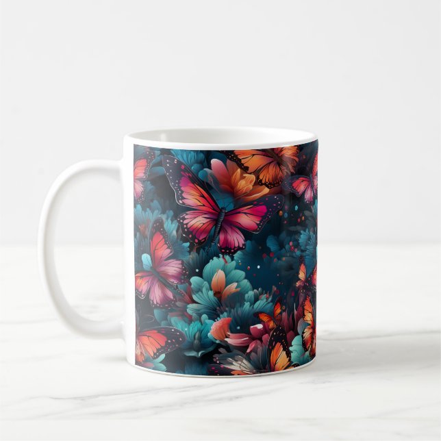 Taza De Café Mariposa (Izquierda)