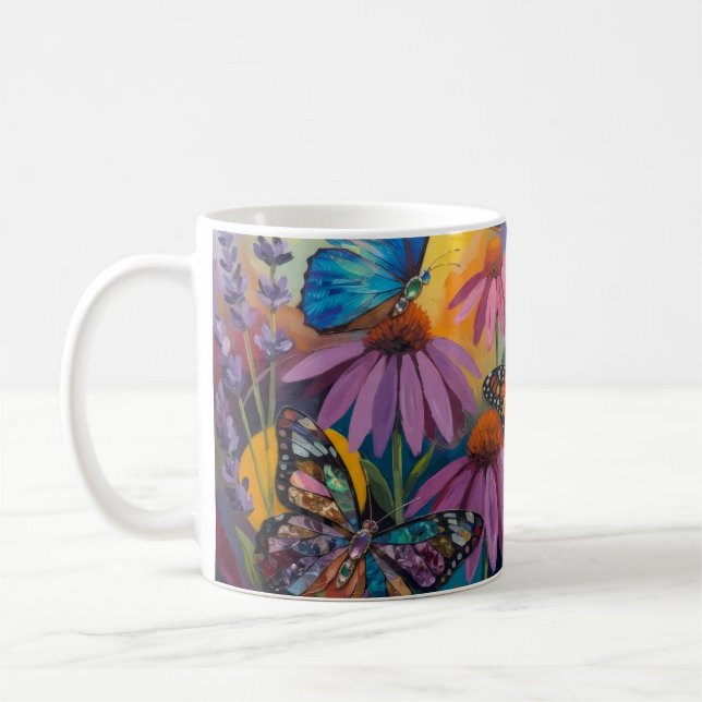 Taza De Café Mariposa  (Izquierda)