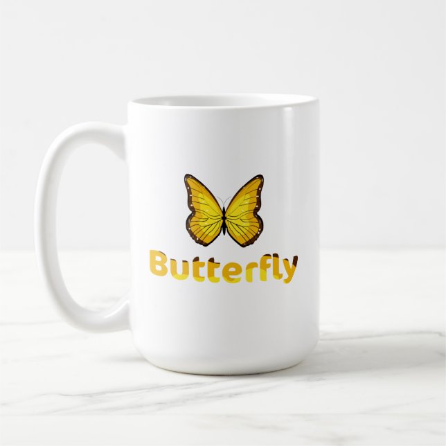 Taza De Café Mariposa (Izquierda)