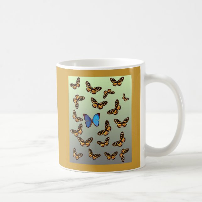 Taza De Café mariposa (Derecha)