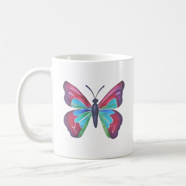Taza De Café Mariposa (Izquierda)