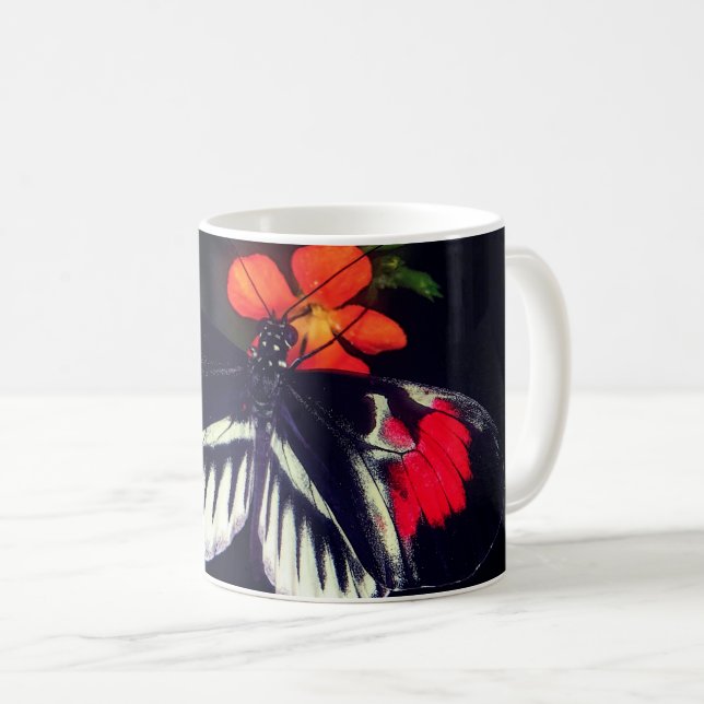 Taza De Café Mariposa (Anverso derecho)