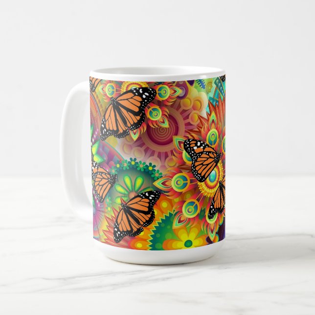 Taza De Café Mariposa (Anverso izquierdo)