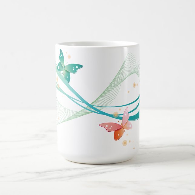Taza De Café mariposa (Centro)