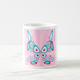 Taza De Café Mariposa abstracta