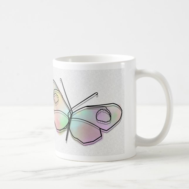 Taza De Café Mariposa alambre (Derecha)