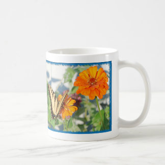 Taza De Café mariposa amarilla
