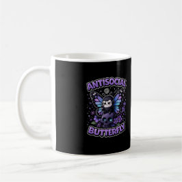 Taza De Café Mariposa Antisocial