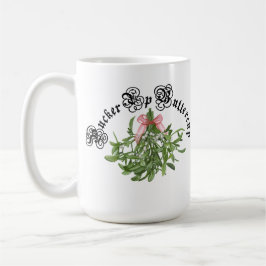 Taza De Café Mariposa arriba * Mistletoon encendido