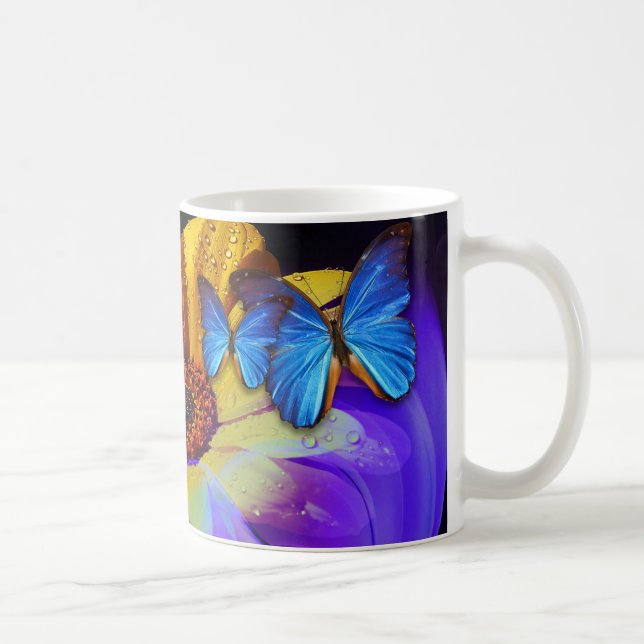 Taza De Café Mariposa Art 29 Mugs (Derecha)