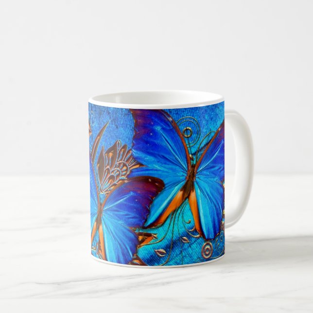 Taza De Café Mariposa Art 35 Mug (Anverso derecho)