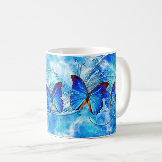 Taza De Café Mariposa Art 37 Mug (Anverso derecho)