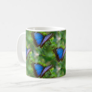 Taza De Café Mariposa azul