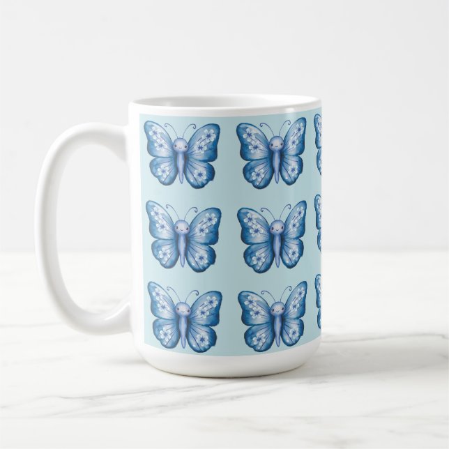 Taza De Café Mariposa azul (Izquierda)