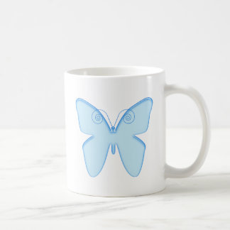Taza De Café Mariposa azul