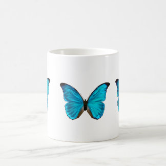 Taza De Café mariposa azul