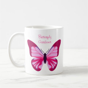 Taza De Café Mariposa Bonito Pink Purple